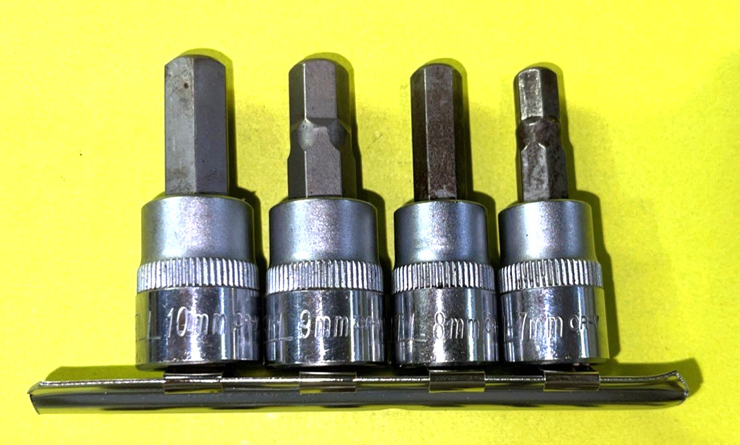 CORNWELL TOOLS 11 PIECE SAE. & METRIC MULTI DRIVE SHORT HEX SOCKET DRIVER SET