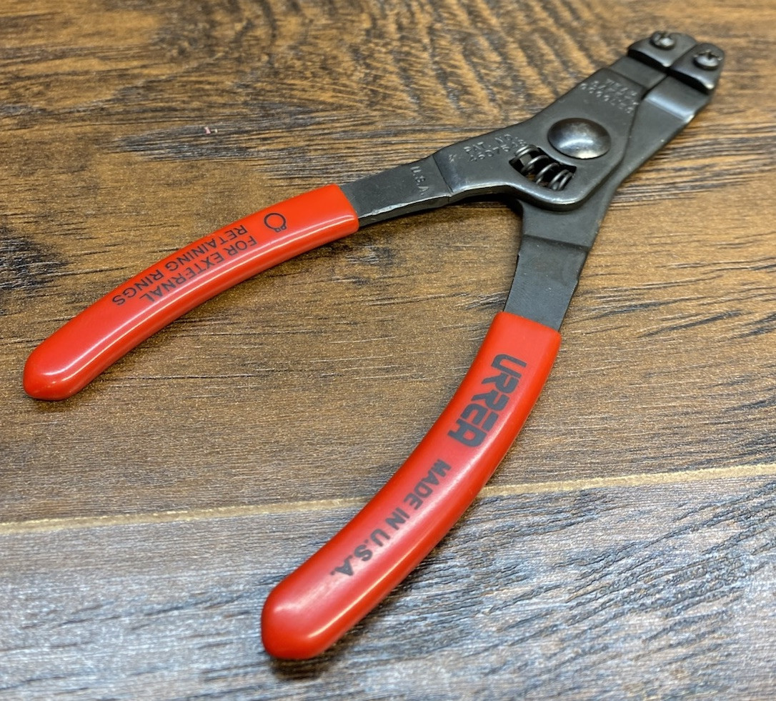 URREA No. 380 External Snap Ring Pliers U-380 USA No Tips NOS