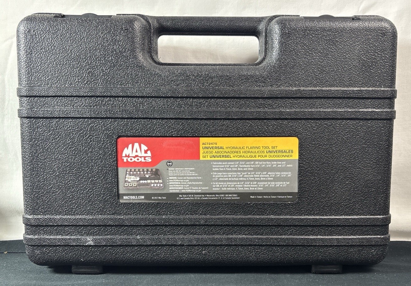 MAC Tools Universal Hydraulic Flaring Tool Kit (AC72475)