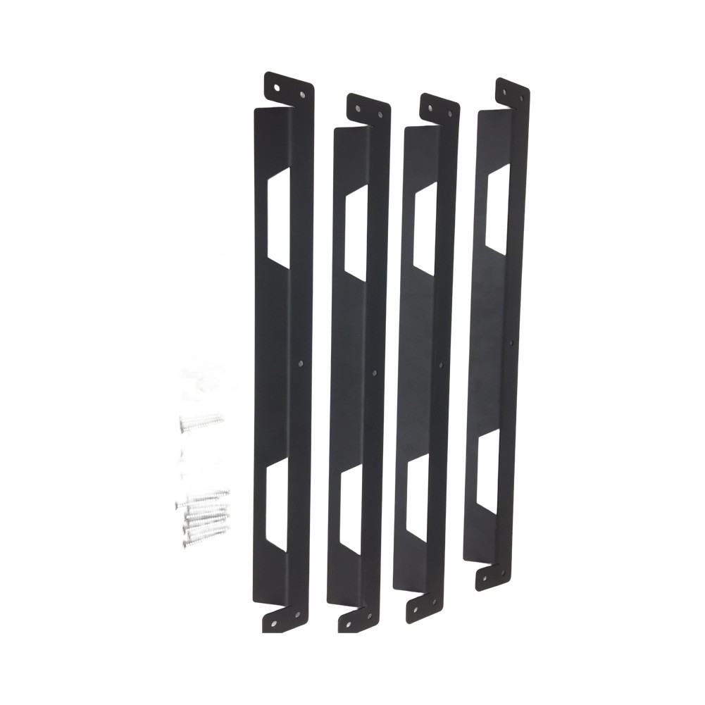 4PCS Iron Mounting Hardware for Toughbuilt For StackTech Toolbox Installation
