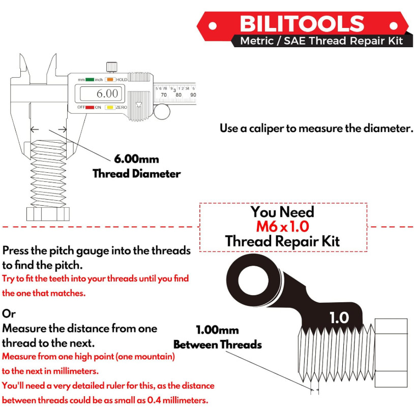 M10x1.25 Thread Repair Kit HSS Drill Helicoil Repair Kit Metric High Quality NEW