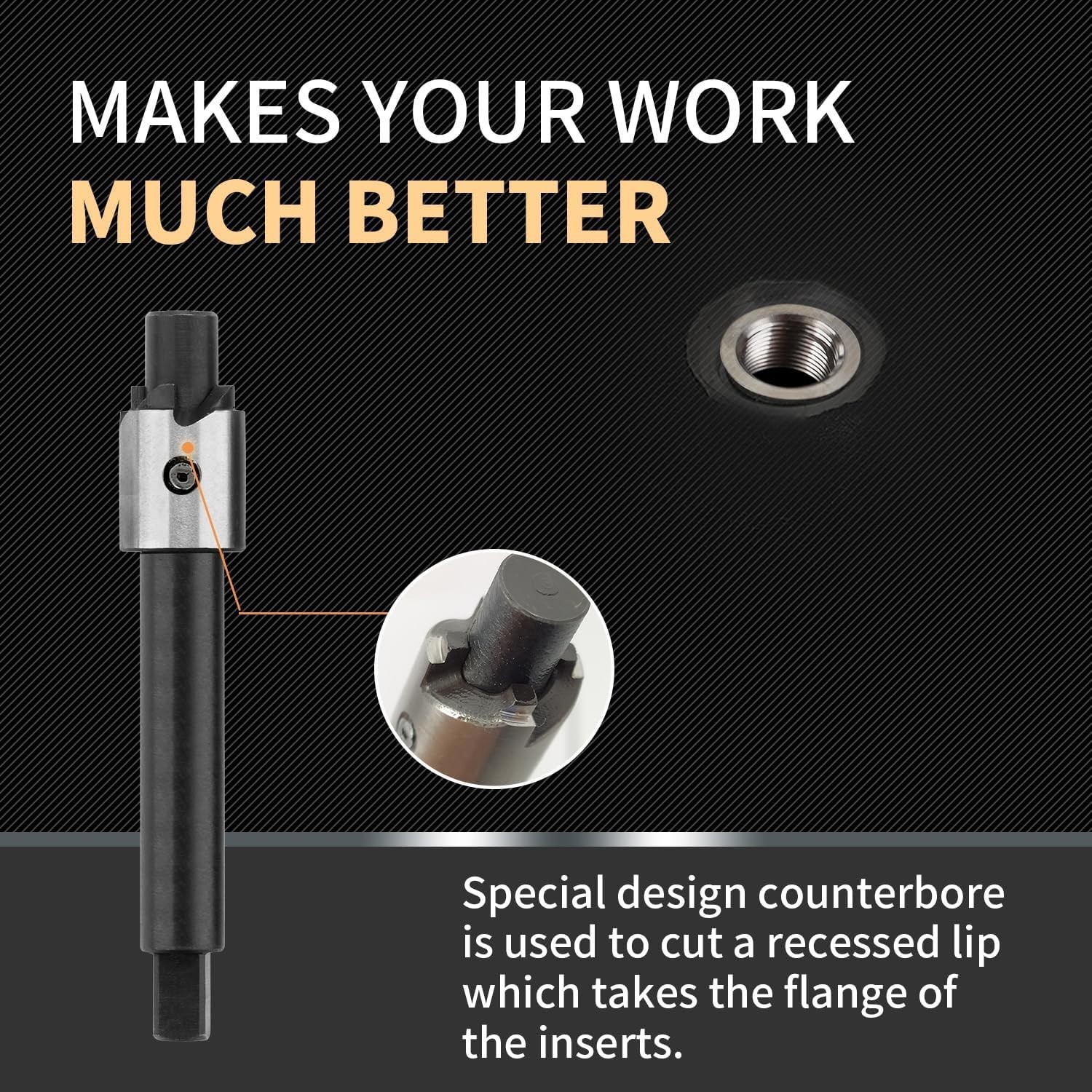 Stainless Steel Insert Kit with Installation Driver