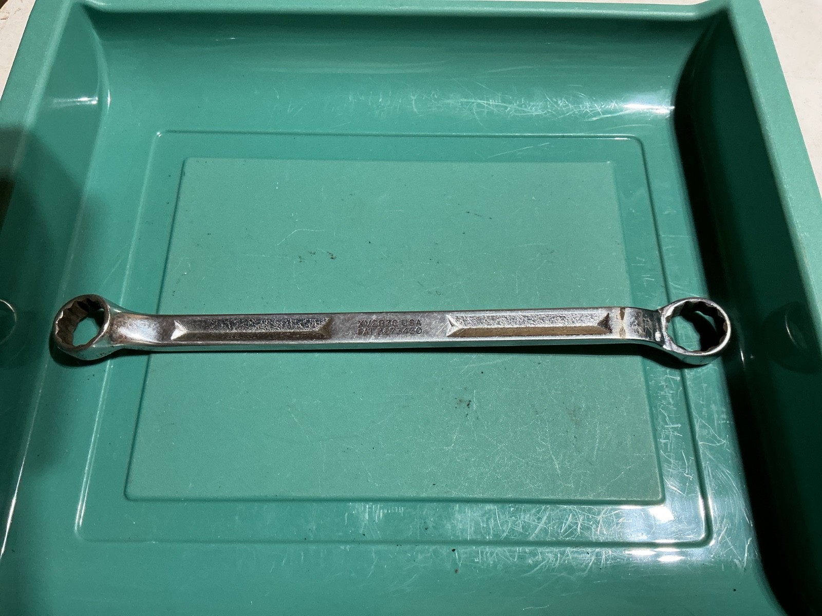 Snap-On Tools 7/8” x 15/16″ 12-Point 10° Offset Double Box Wrench XV2830 USA