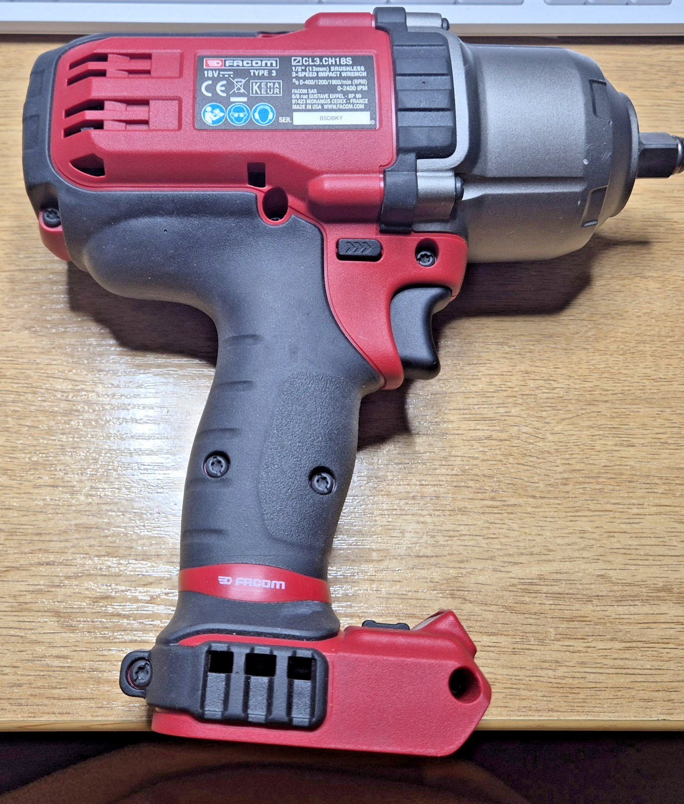 Facom 1/2 impact brushless impact wrench body only