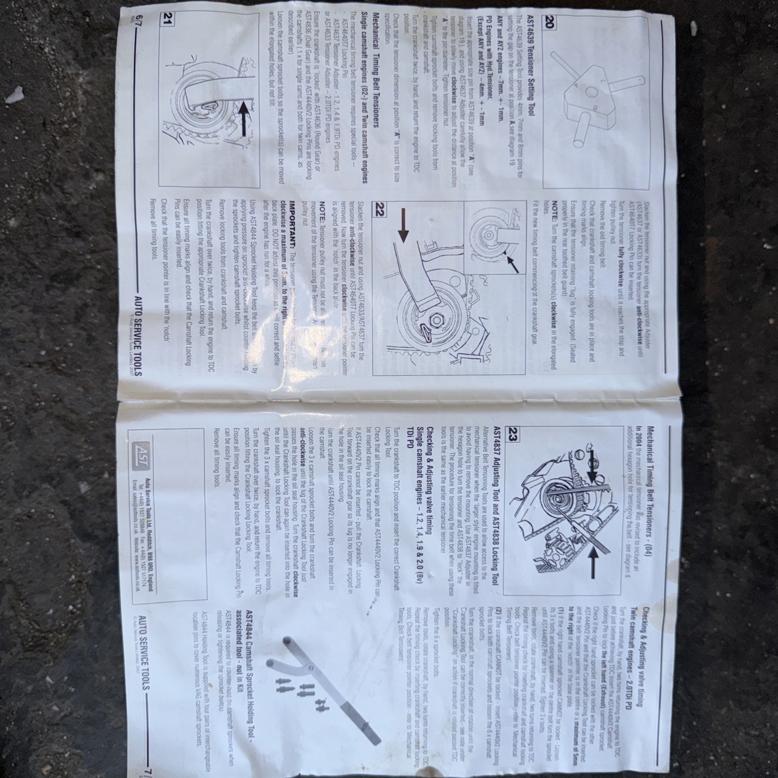 AST 4740 VW/AUDI Timing Set