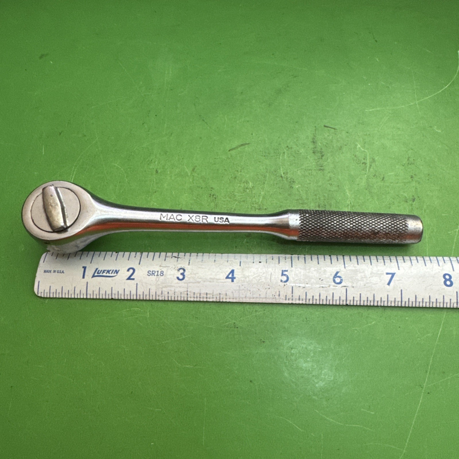 Mac Professional Tools USA Vintage 3/8″ Drive Knurled Handle Ratchet Model X8R