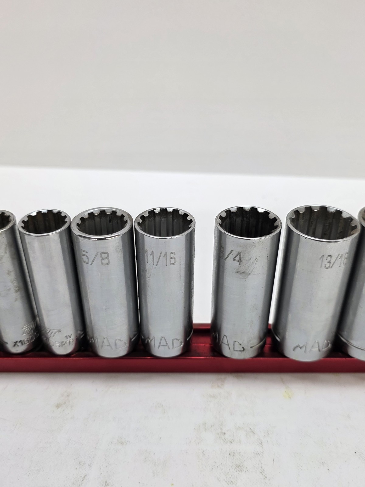 Mac Tools 3/8 Drive Spline Socket Set Metric And SAE Shallow And Deep Nice