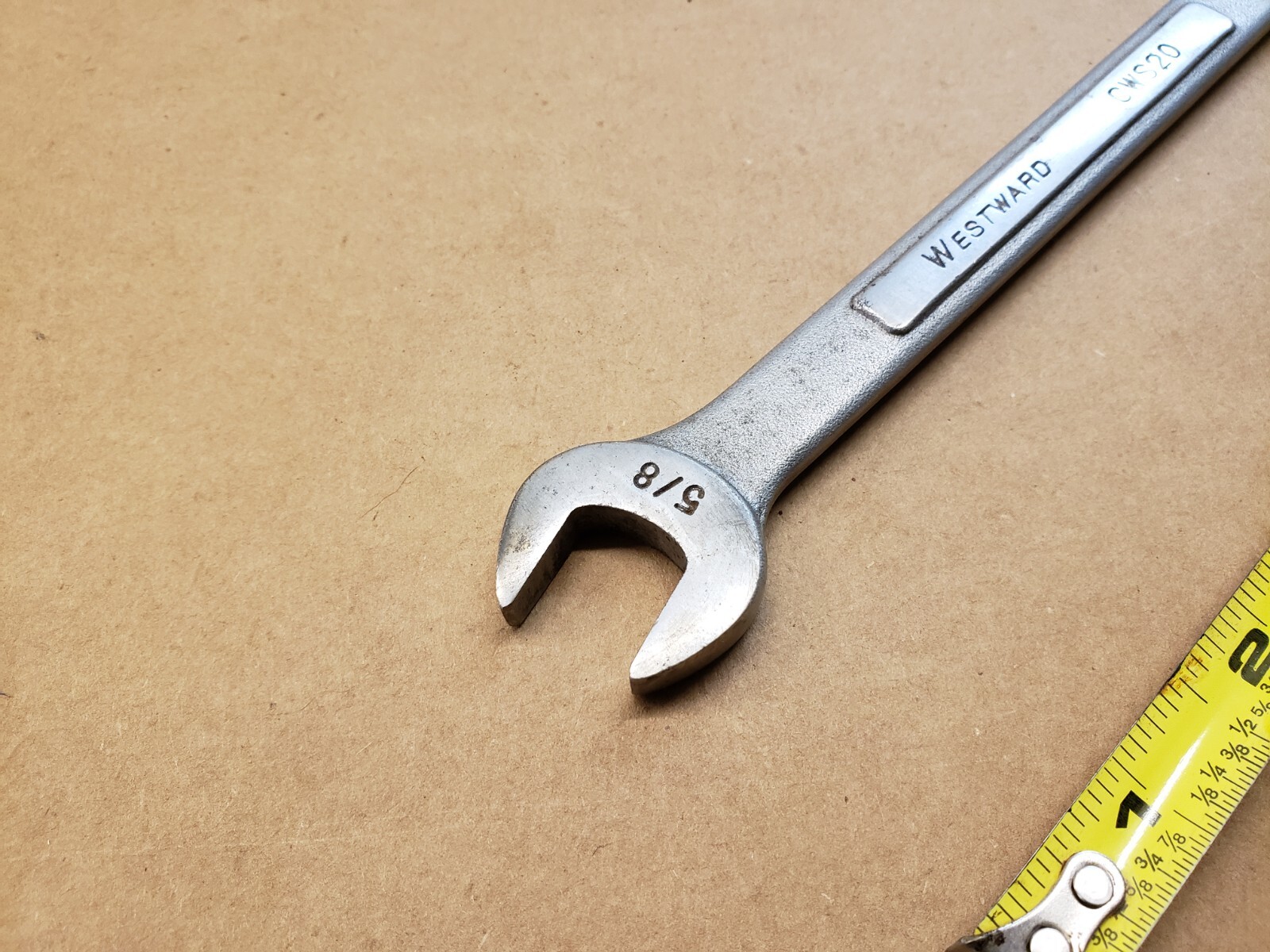 Vintage Westward 5/8″ Inch Standard Combination Open & Box End Wrench CWS20 Tool