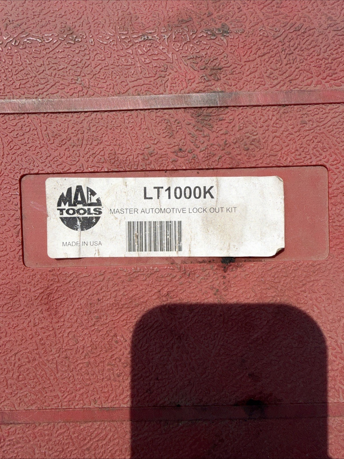 Used MAC Tools Supreme Master Tool Kit – LT1000K Mechanics Tool Set W/Case