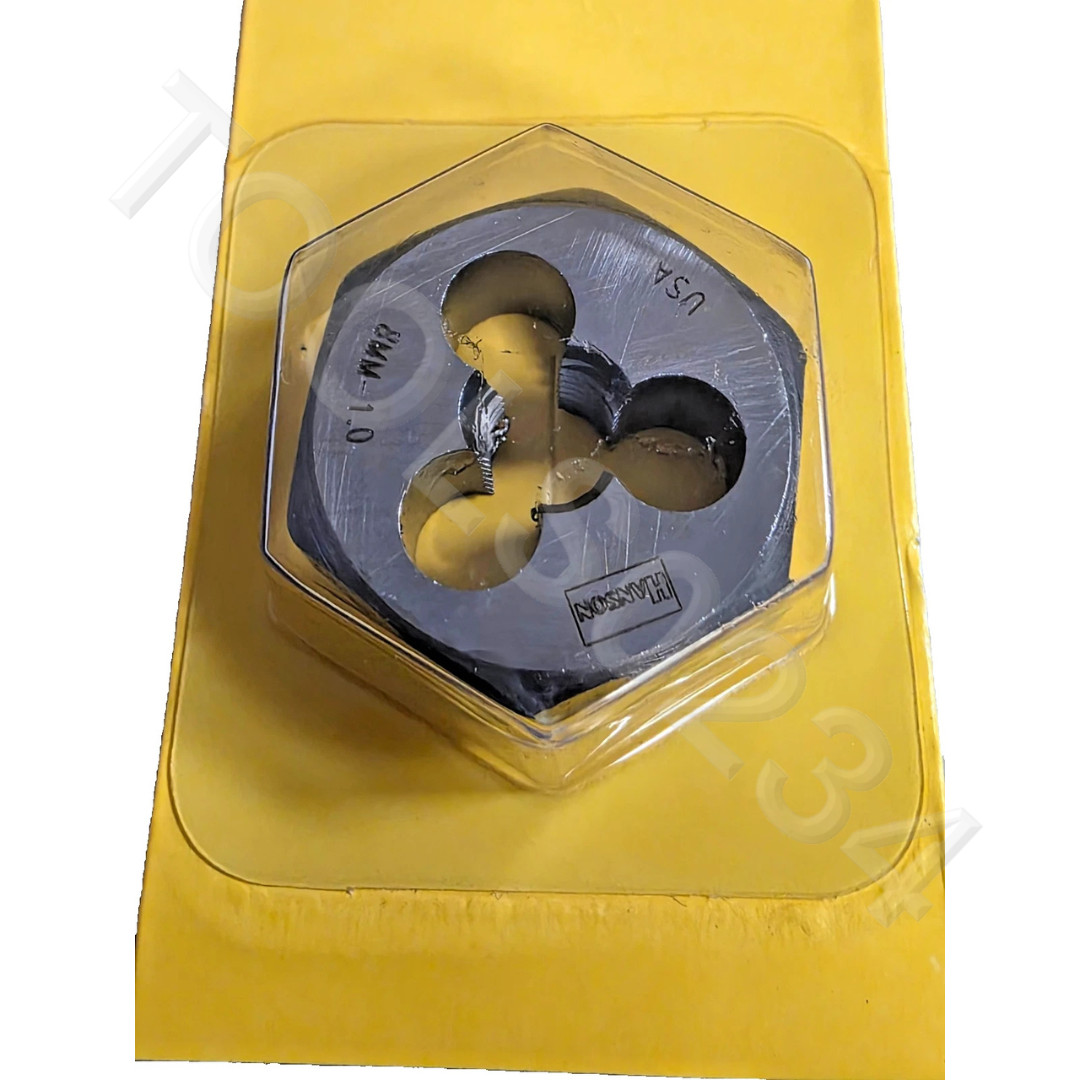 M8 X 1.0 Metric 1″ Hex Die Irwin Hanson 6633 ZR 8MM Carbon Steel USA RH