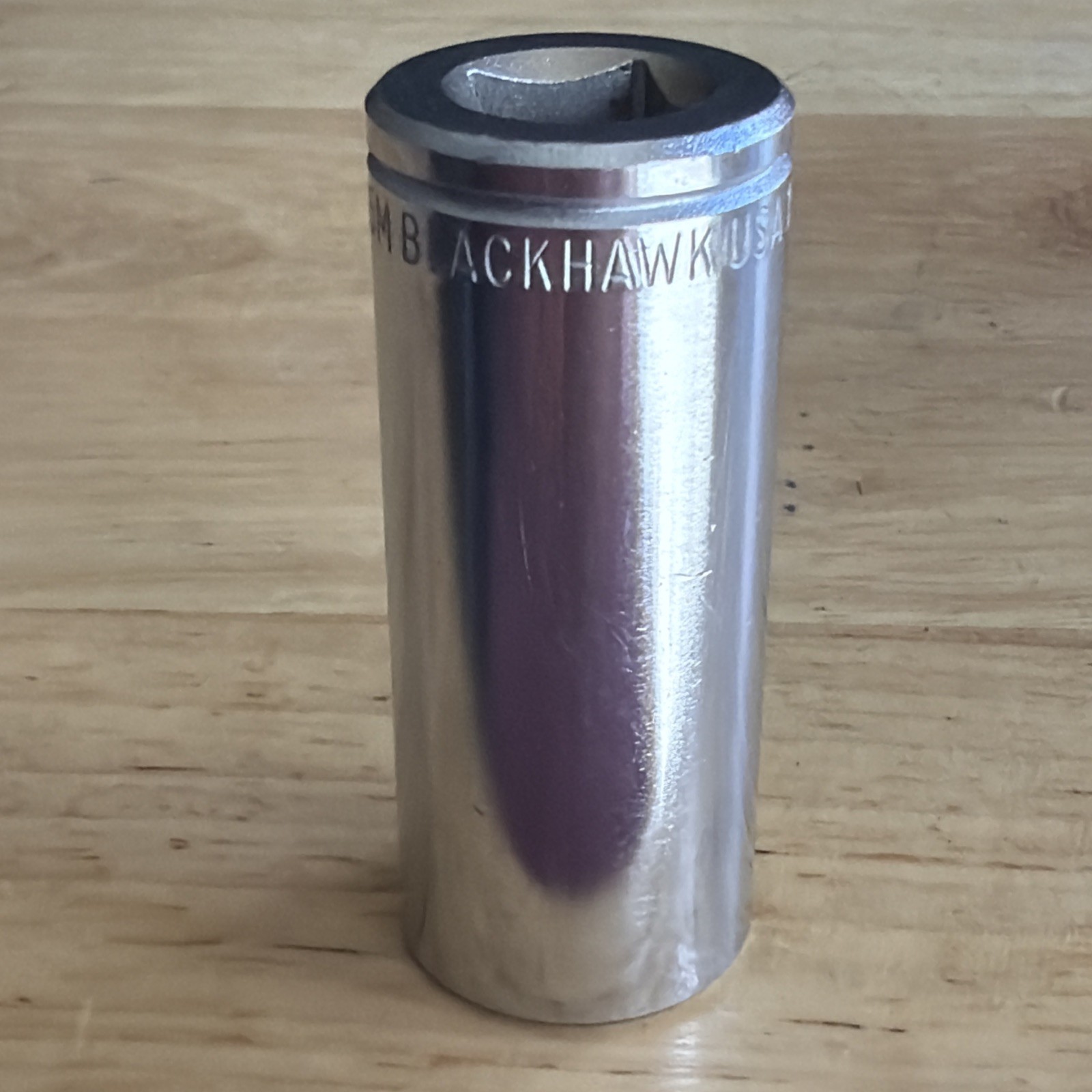 Blackhawk Tools 15mm Deep Socket 3/8″ Drive 6 Point HW-1515M Made in USA