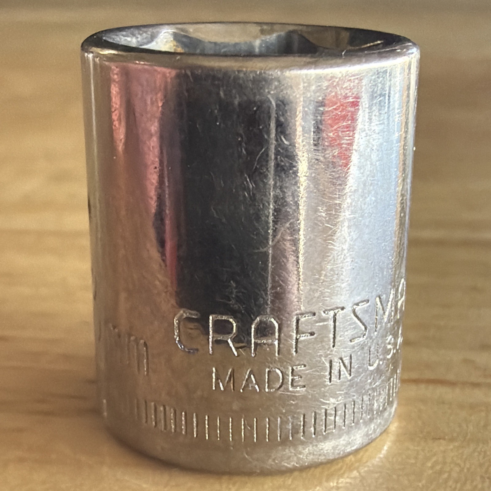 Craftsman 13mm Shallow Socket 1/4″ Drive 6 Point Inverted G2 Series 43514 USA