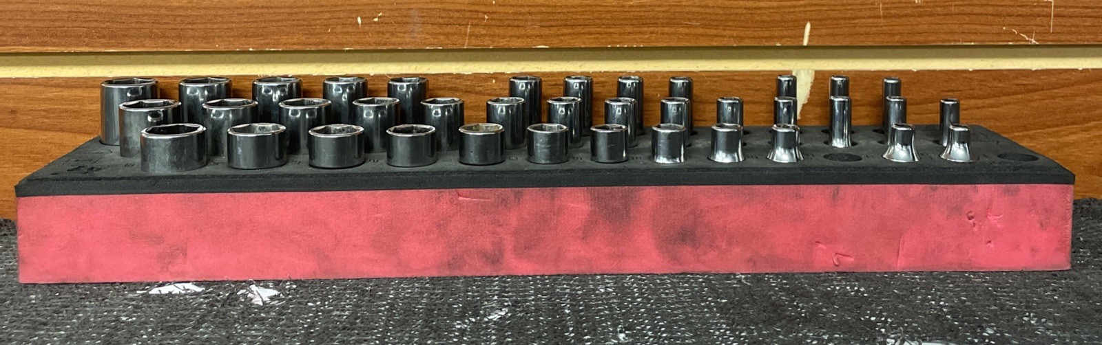 Snap-On (TMM4-STMM15) 38 pc 1/4″ Drive 6pt Metric Flank Drive Deep Socket Set