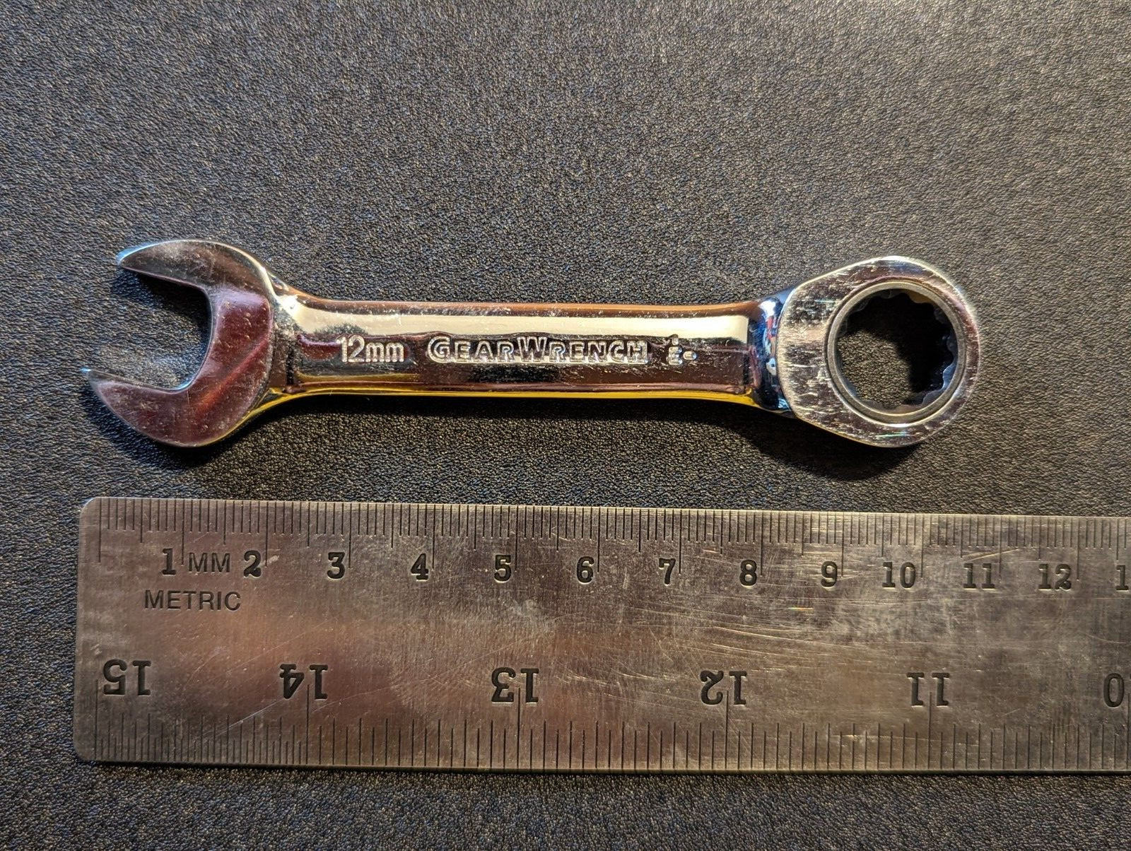 12mm Ratcheting Wrench Mastercraft Maximum – Short Handle