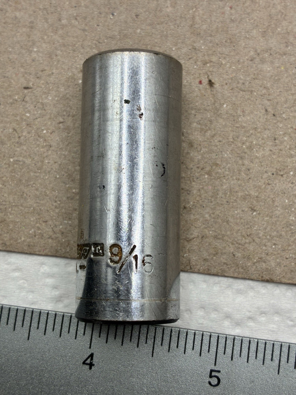PROAMERICA USA 5418 9/16” SAE 3/8 Drive 12 Point Socket Vintage