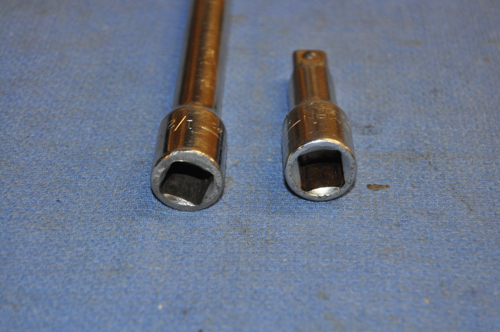 2 Craftsman 1/2″ drive extensions (1 – 6″, 1 – 3″) Made in USA