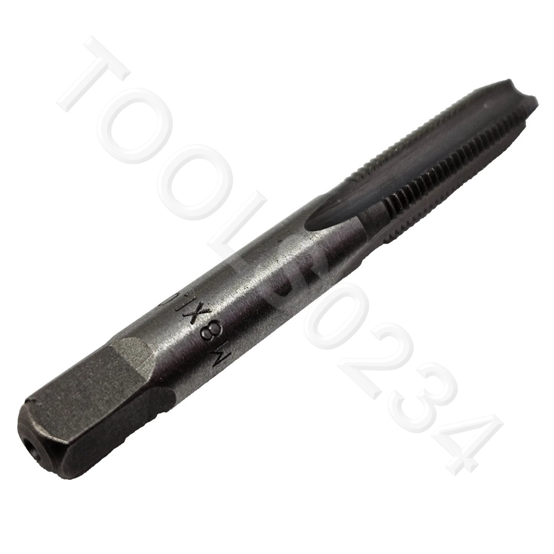 M8 X 1.0 Plug Tap Metric Irwin 1733 ZR 8MM Carbon Steel Plug Hand Tap 4FL USA