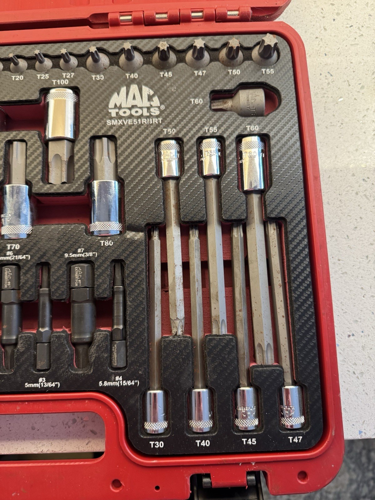 Mac Tools SMXVE51RBRT 51-PC. Master Torx RBRT Star and Extractor Set