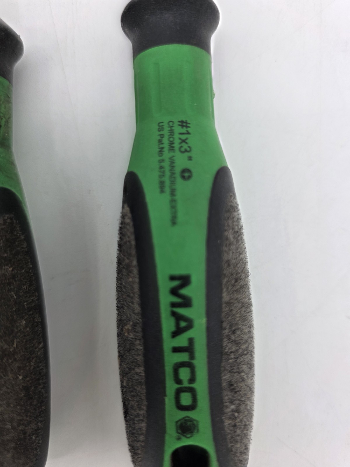 Matco Screwdriver Set Ergonomic Felt Grips Witte Germany 5 Pieces Green
