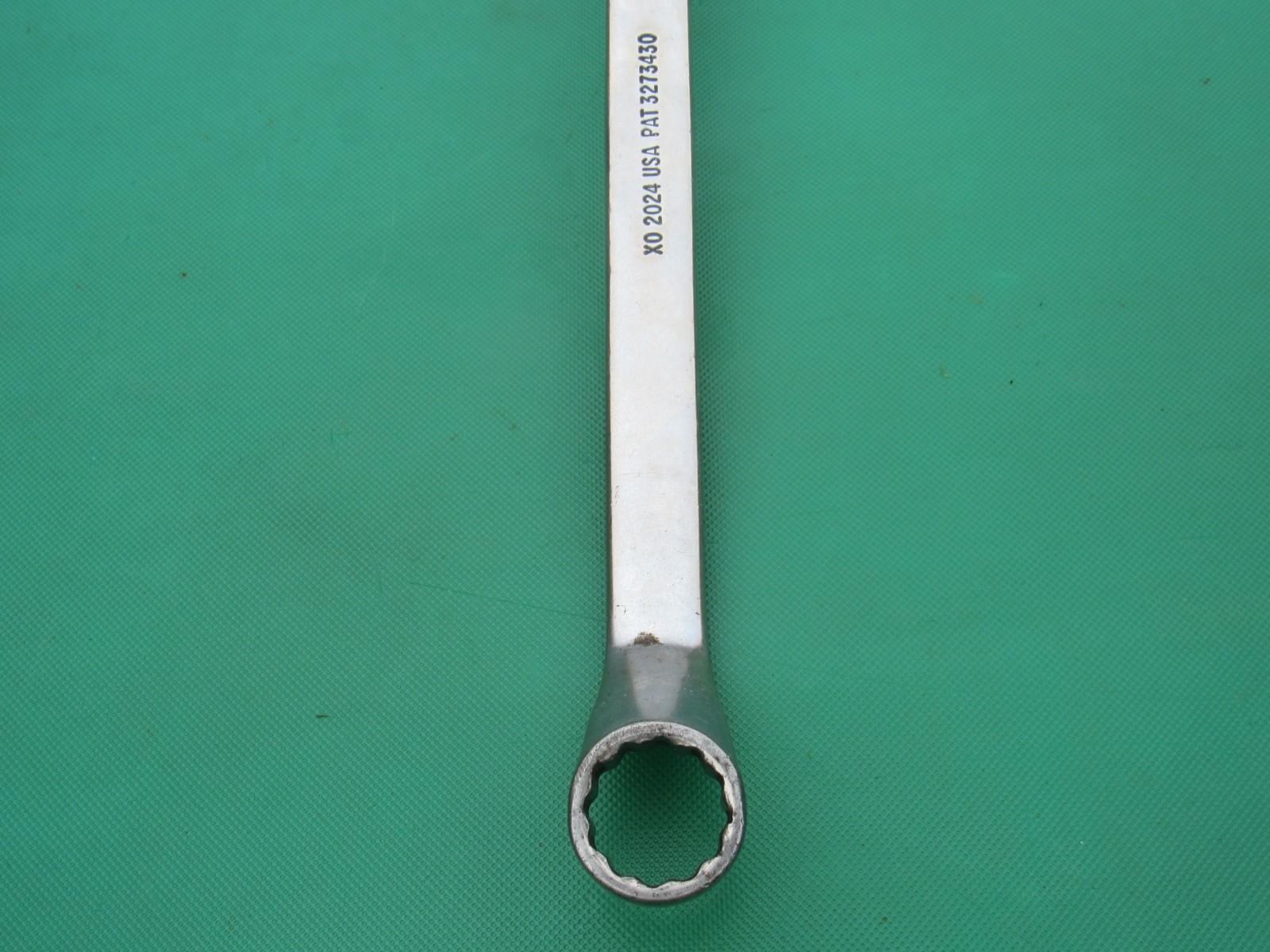 SNAP ON X02024 5/8″ X 3/4″ 12 POINT BOX END WRENCH 60° OFFSET UNDERLINE USED XO