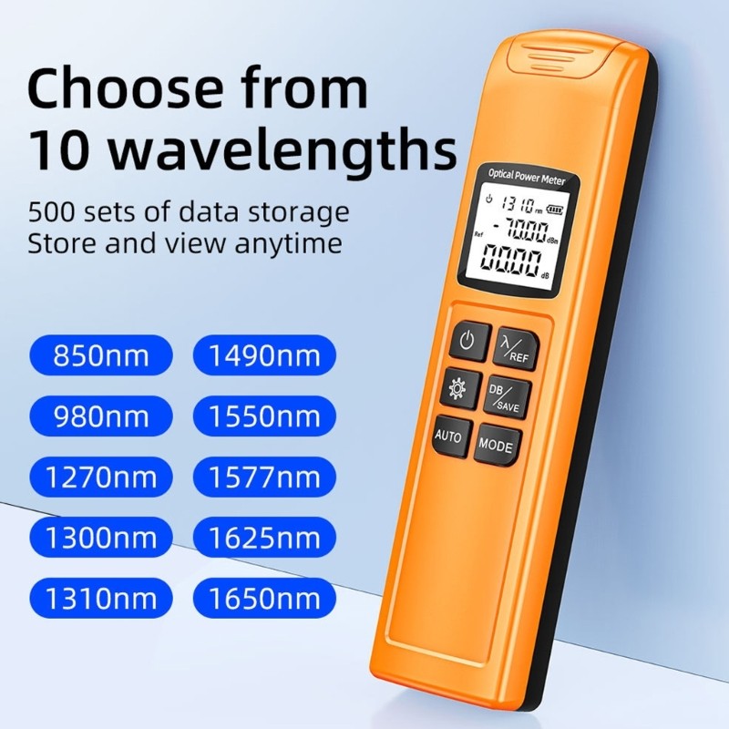 Opticals Power Meter Rechargeable For Outdoor And Indoor Fiber Networking