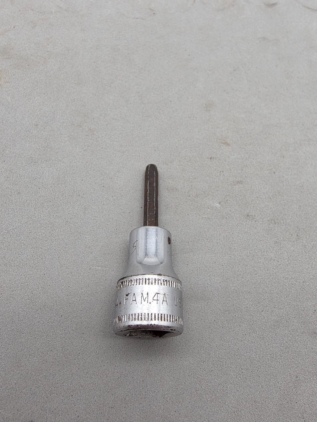 Snap On Tools FAM4A 4mm Metric Chrome Hex Socket 3/8″ Drive USA