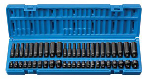 Grey Pneumatic 9748 1/4″ Drive Standard And Deep Fraction And Metric Master Set