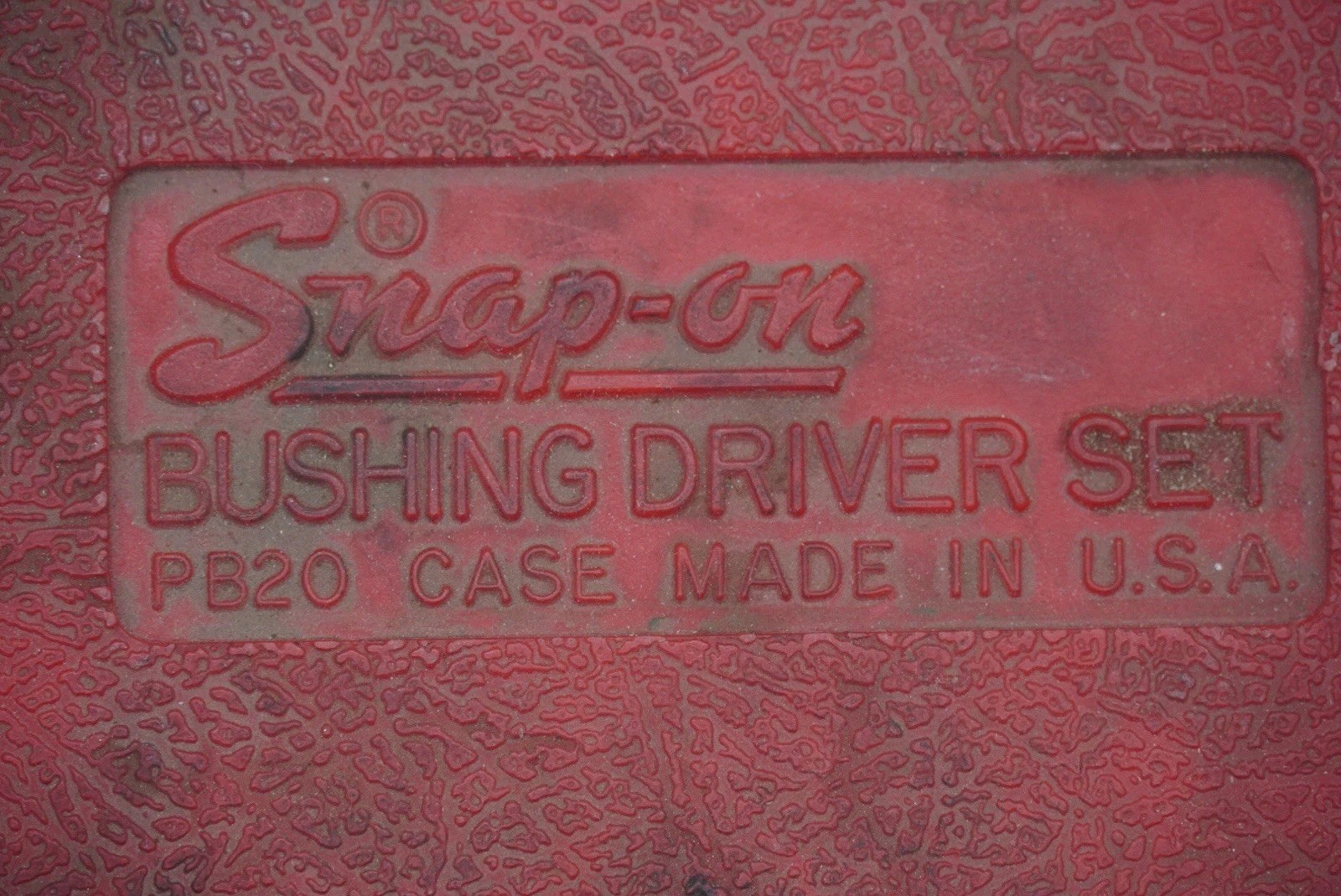 Snap On Bushing Driver Standard 22-Pieces Set With Storage Case A157C