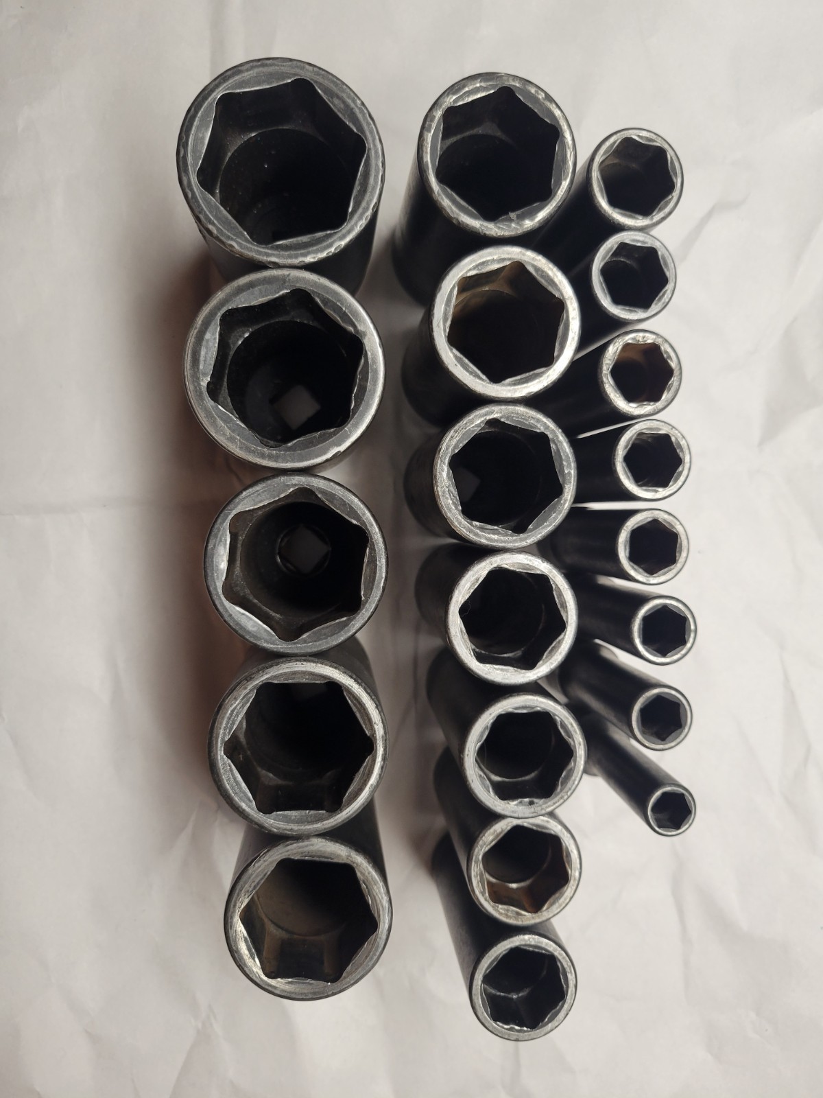 Snap On 20pc 1/2 Drive Impact 6pt Deep Socket Set SIMM METRIC SERIES