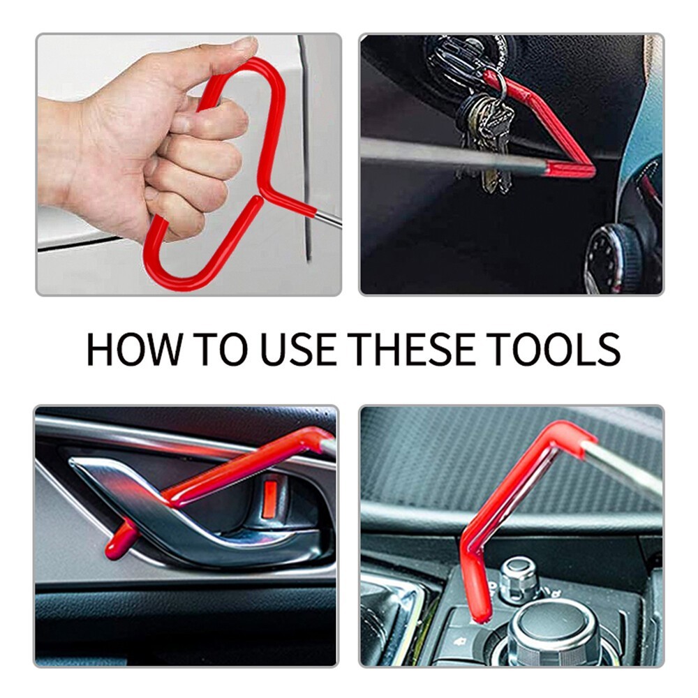 33Pc Emergency Auto Tool Window-Car Door Lock Universal Repair Tool Kit US STOCK
