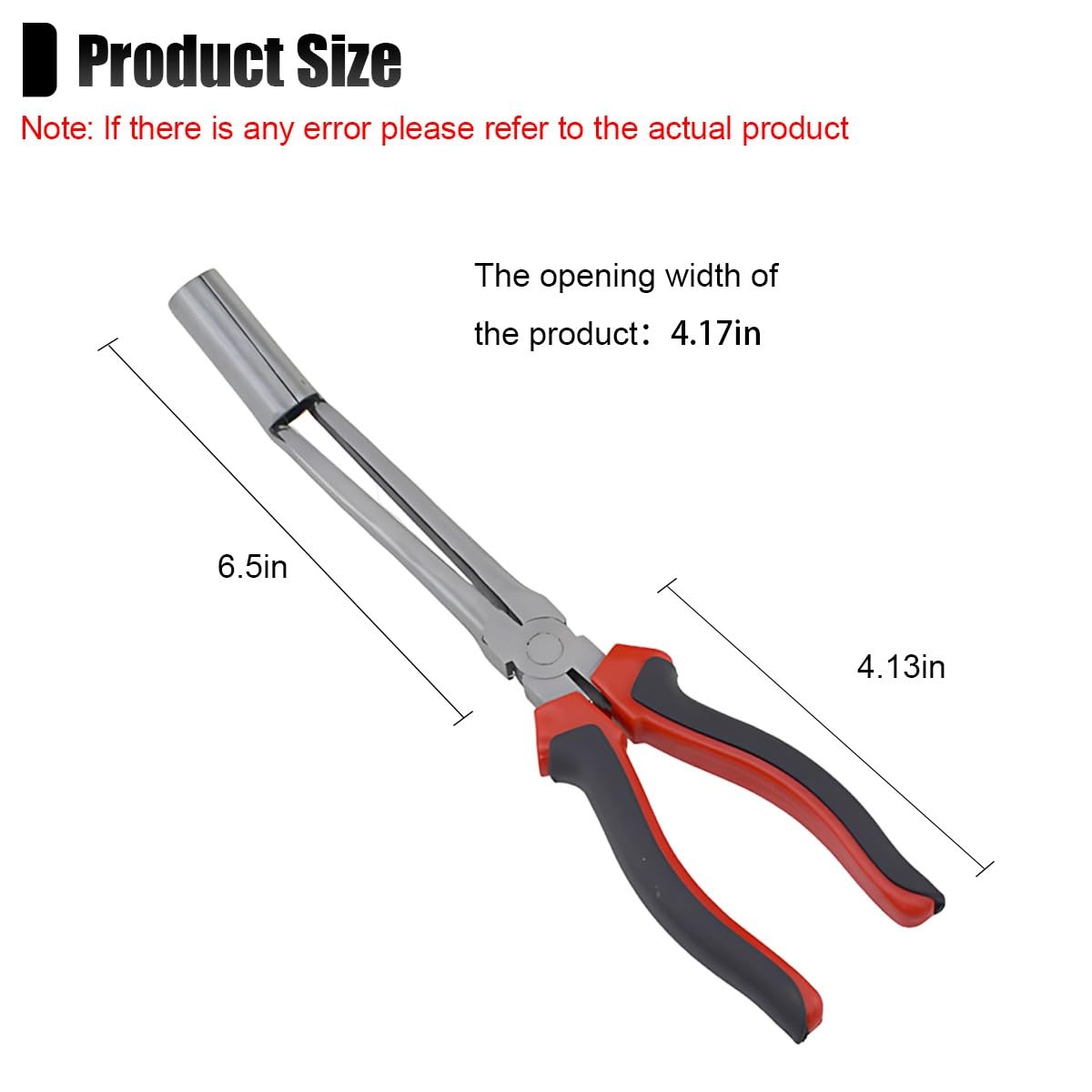 GAOLAOSY Car Spark Plug Wire Removal Pliers Tool, 10.63 × 4.17 inch, Silver