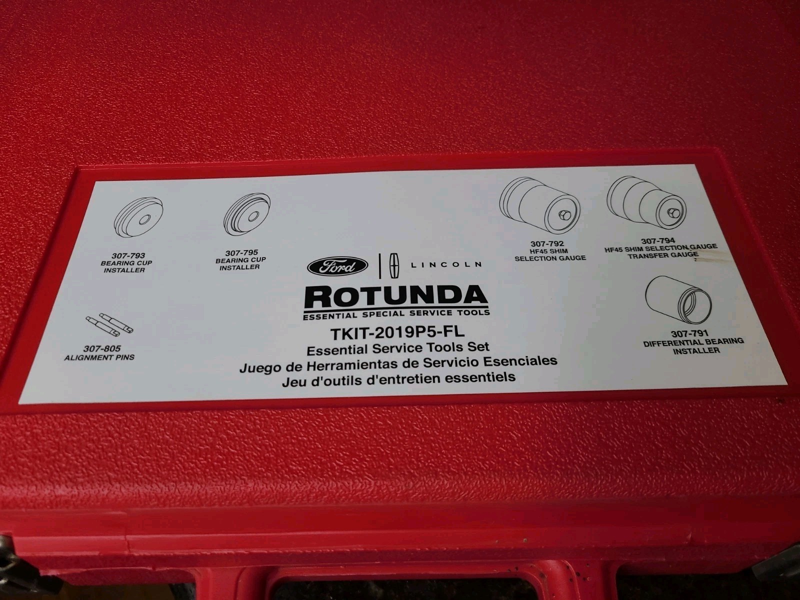 TKIT-2019P5-FL Ford Rotunda Essential Service Tool Kit NEW!