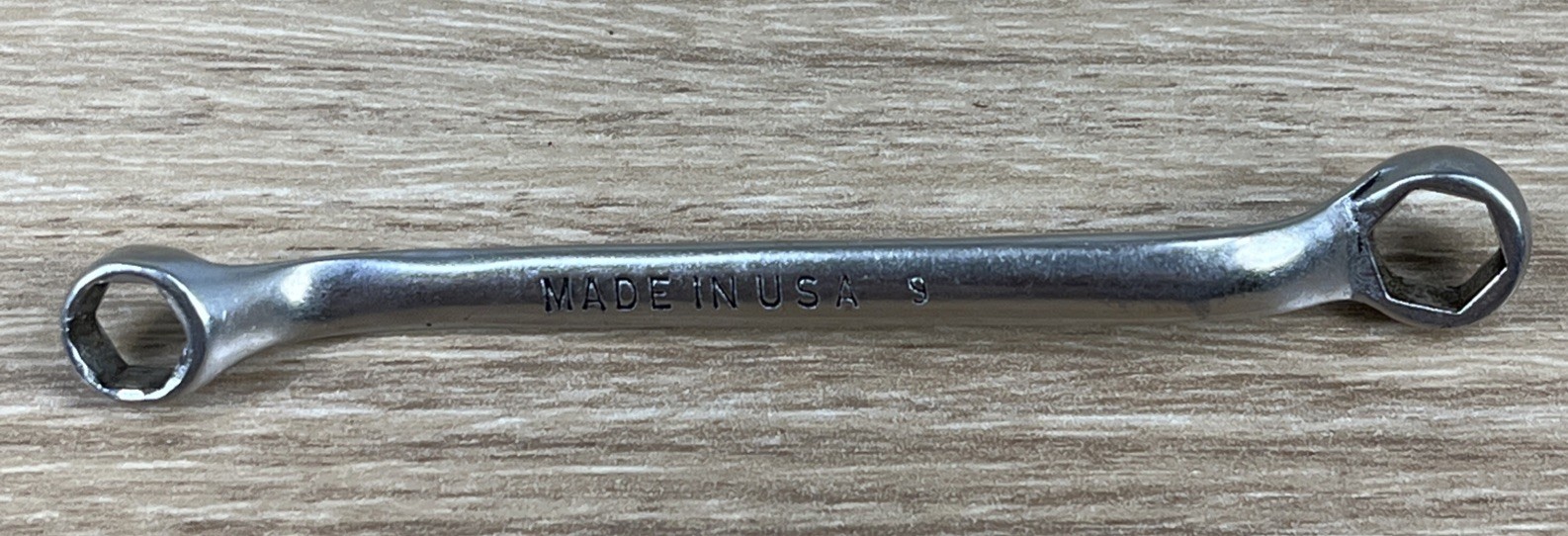 Blue-Point 1/4″ & 9/32” Box End Combination 6-Pt Hand Wrench X1-1618 Vintage