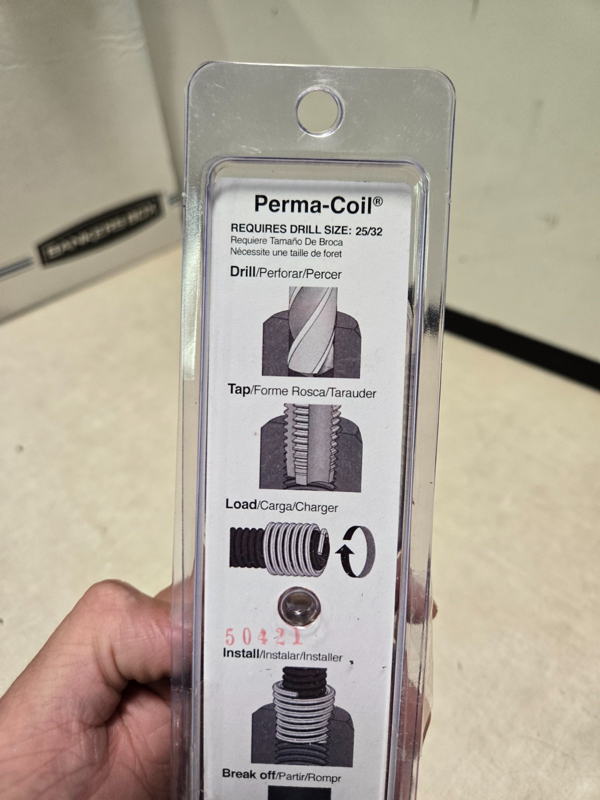 3/4-10 NC Thread Repair Insert Kit Perma Coil 1208-112 USA Fits Heli