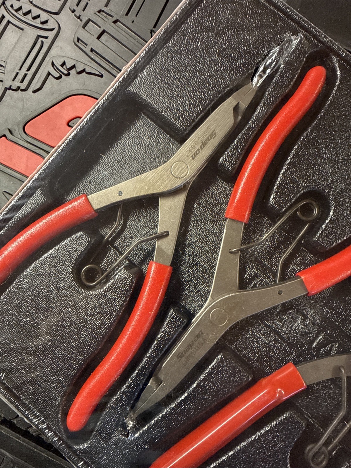 New! Snap-on SRP400B 4 pc Transmission Snap Ring Pliers Set