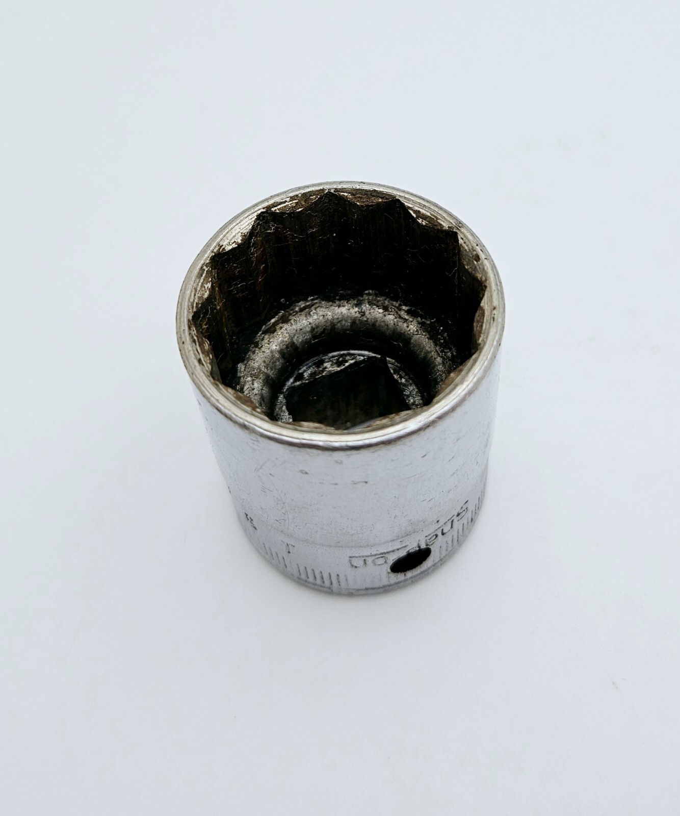 Snap-On SW-320 1/2 Socket 1 in. 12pt 1/2″ Drive Shallow Socket Vintage