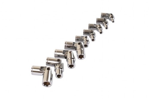 Torx Star Socket Set Flexi UJ Hinged E4 E5 E6 E7 E8 E10 E12 E14 E16 in Foam