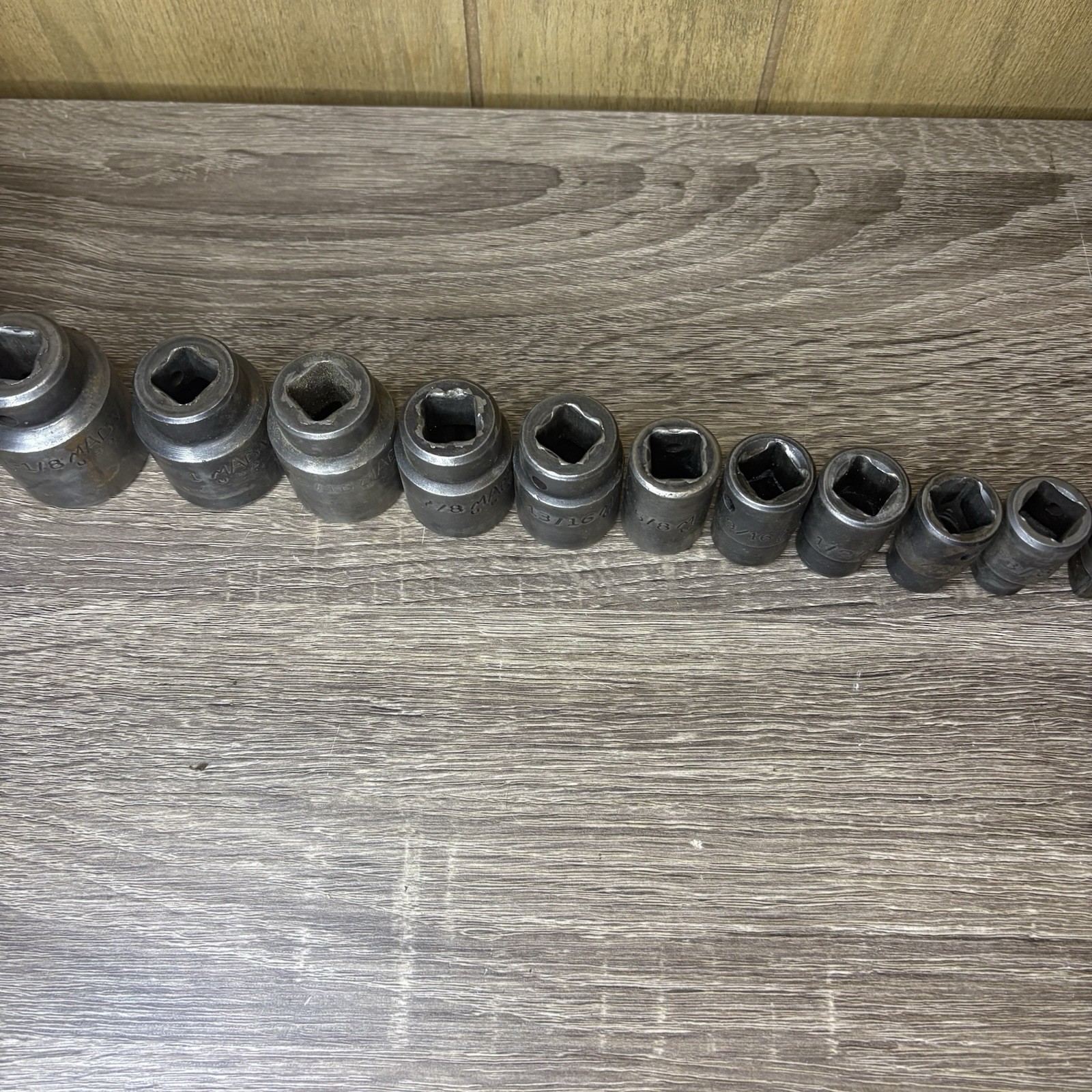 MAC Tools 1/2″ Drive SAE Impact Socket Set VP- SERIES 3/8”~1-1/8” 3/4” Dr 1-1/2”