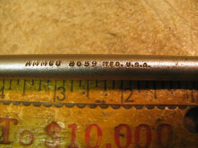 Vintage Ammco 2659 1/4″ 7/16″ Brake Bleeder Wrench Tool USA 6 point