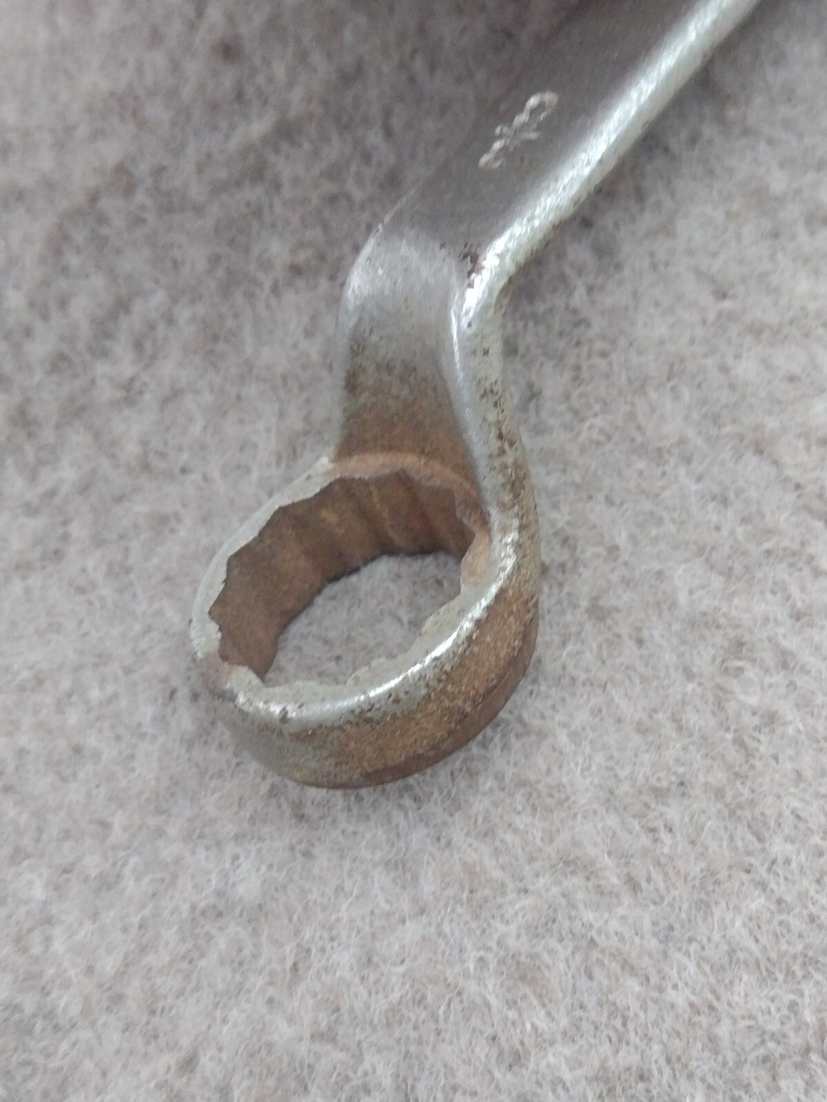 Steinadler Germany 5/16″ x 3/8″ Stubby Double End Box Wrench Offset 12pt Short .