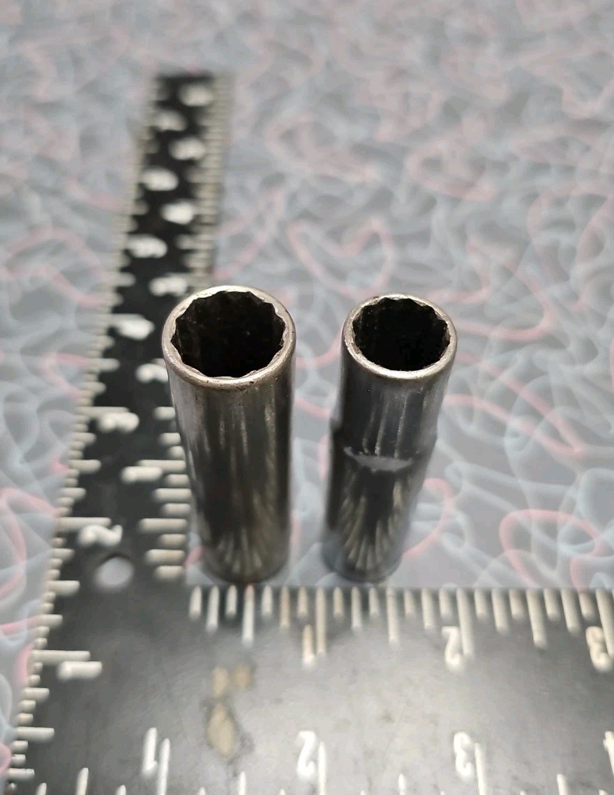 Craftsman 3/8″ Drive 12 Point Deep Sockets -v-, 7/16″ & 1/2″ Made In USA