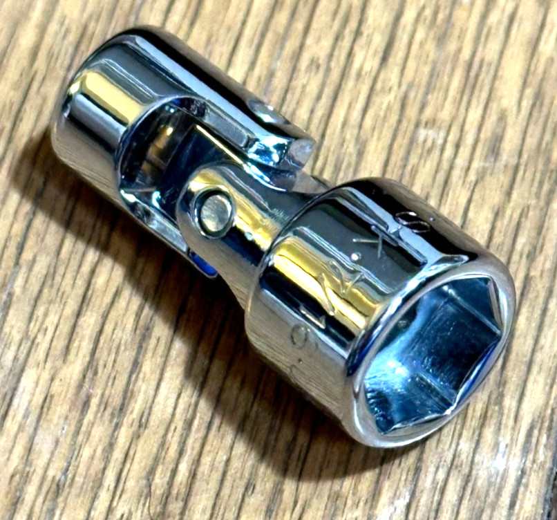 🇺🇸NEW SK Tools 7/16″ SAE 6PT Swivel Universal 1/4″ Socket Shallow Flex Wobble