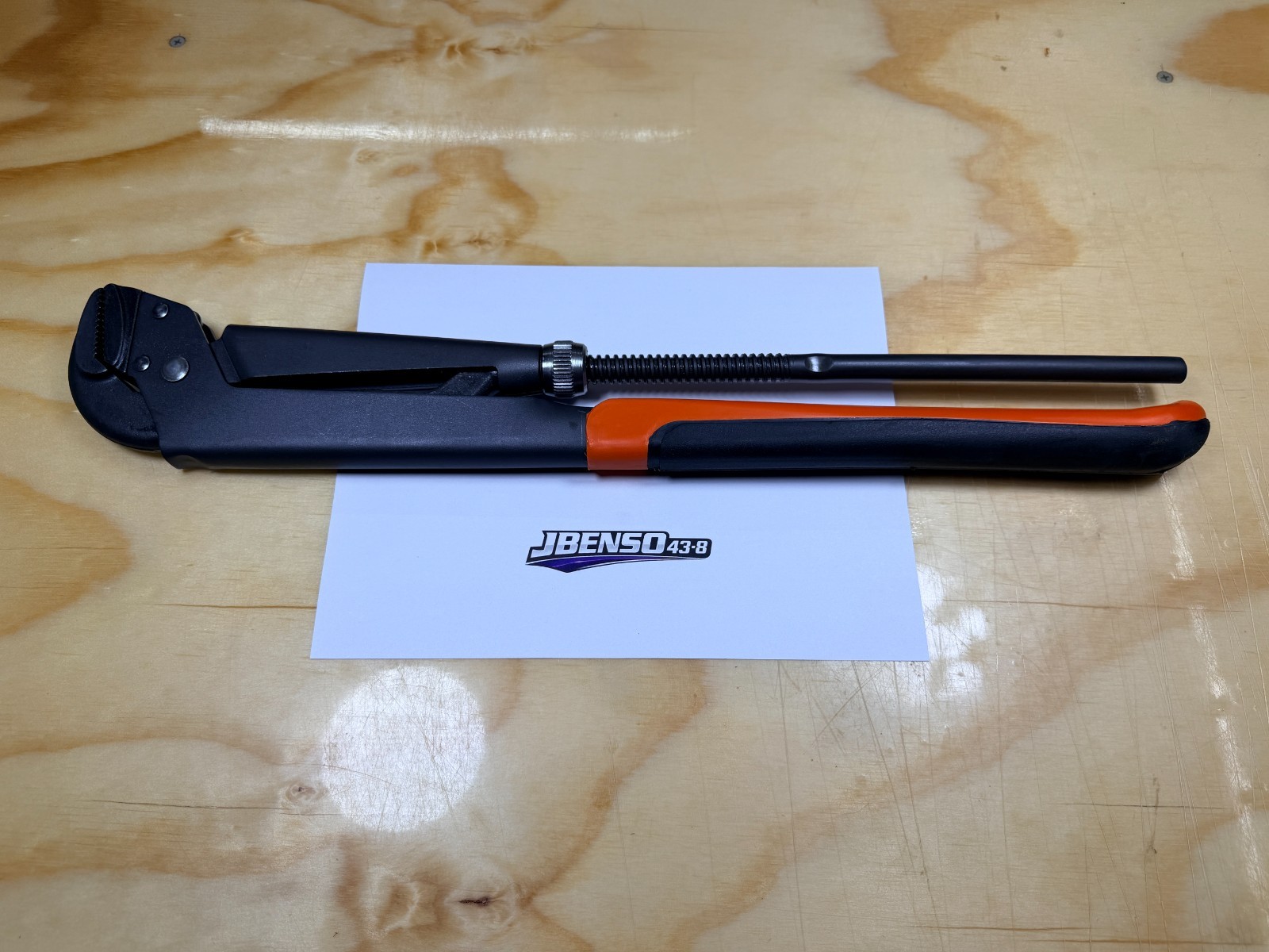 Snap-on Tools NEW ORANGE 21-1/2″ Soft Grip Adjustable Plier Wrench PWZ3OA