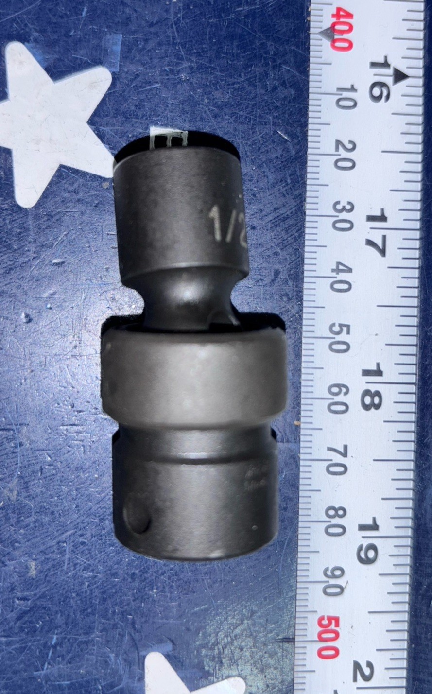 (2) GP 1/2” 12-PT Universal IMPACT Swivel Socket, 3/8” Drive 1116U TWO PIECES