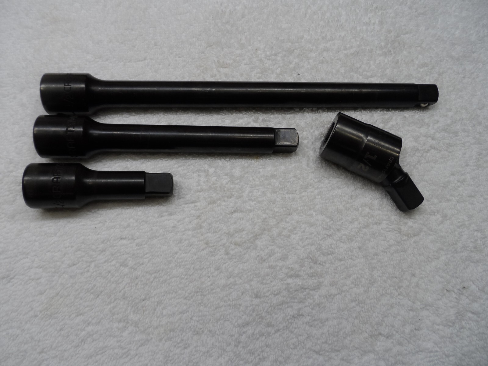 Craftsman 1/2″ Drive Impact Pinless Swivel Joint + Extension Bar Set- 4 pcs