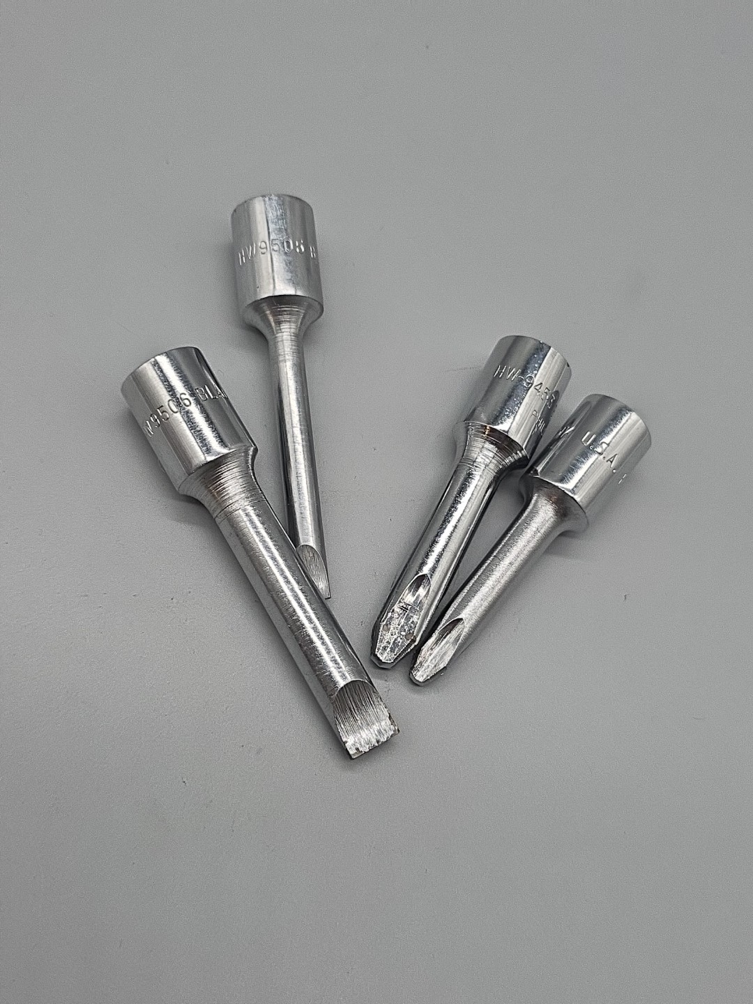 Blackhawk 3″ 3/8″ drive straight edge screwdrivers HW9505,9506 HW9453,9452 4ea