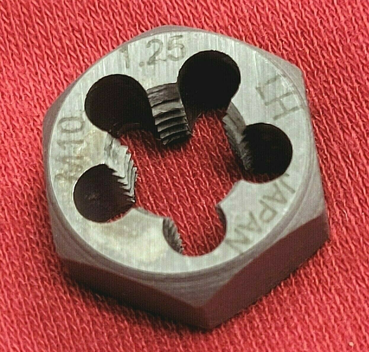 M10 X 1.25 10MM LEFT HAND x .75″ Hex Rethread Die Alfa MHD70761L CS LH Metric