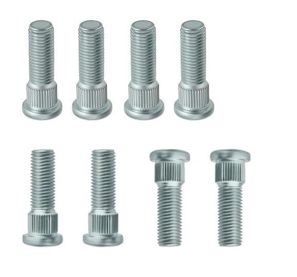 set Of 8pcs m12*1.5 * 40 Front Rear Wheel Studs Bolts 7519753 Replacement Fo