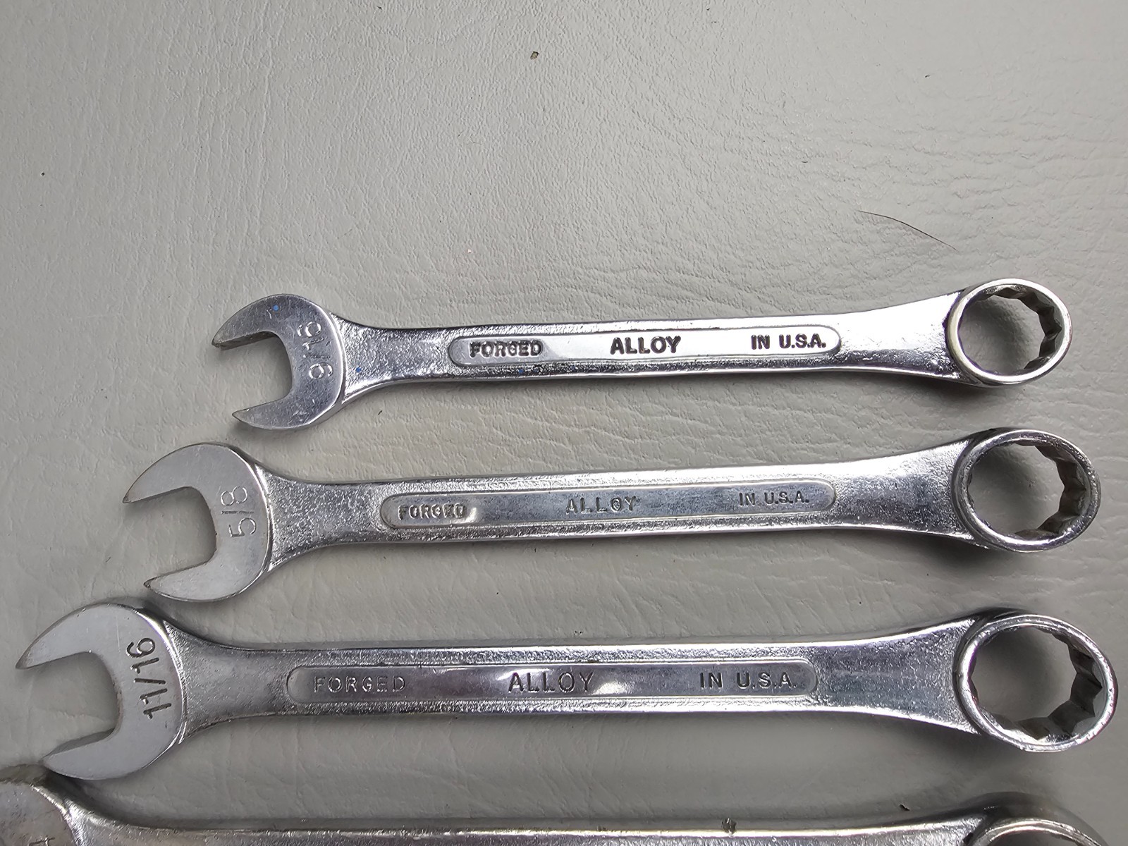 S-K 11 PIECE WRENCH SET 9/16 5/8 11/16 3/4 13/16 7/8 15/16 1″1-1/16 1-1/8 1-1/4