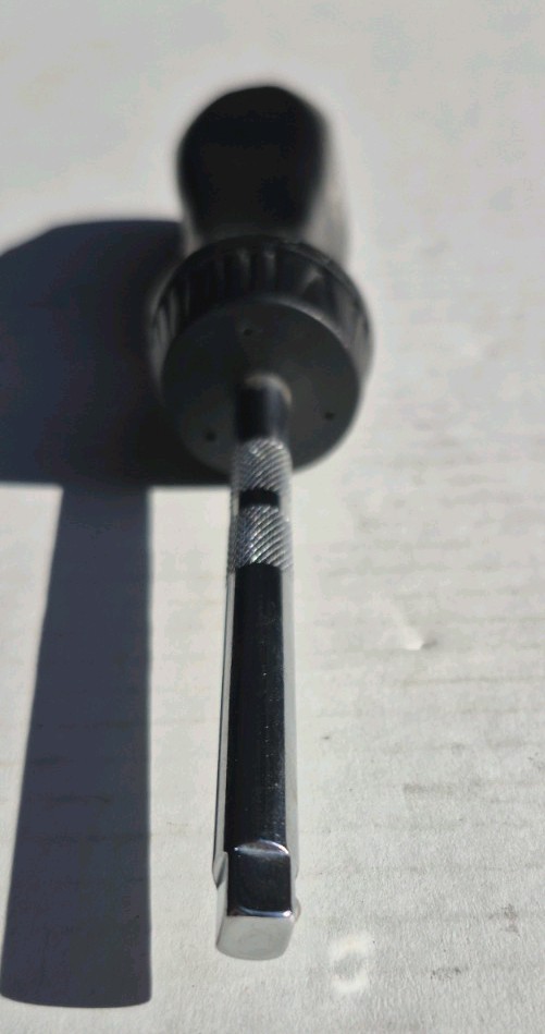 Snap On Tools TMR4 1/4″ Drive Ratcheting Spinner Handle 9” Black Hard Handle USA